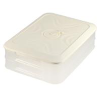 Контейнер для заморозки и хранения RUNIS, 2 яруса, 300х205х80 мм, цв. зеленый