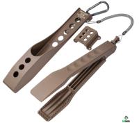Захват рыболовный Daiichiseiko WANI GRIP MINI MC+holster с чехлом Dark Earth
