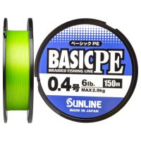 Шнур плетенный SUNLINE Basic PE x4 150m Light Green