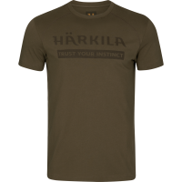 Футболка HARKILA Härkila  logo S/S t-shirt willow green