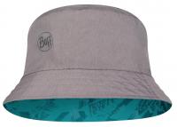 Панама Buff Travel Bucket Hat Acai Grey/Turquoise