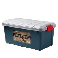 Ящик многофункциональный СЛЕДОПЫТ Expedition Box, 50 л, цв. зеленый/сер