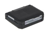 Коробка универсальная для мелочей 12.2x9.7x4cm черная