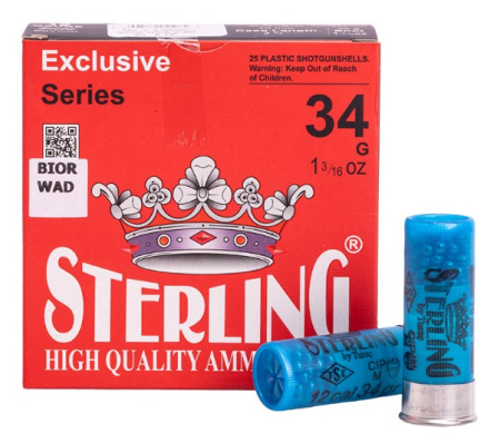 Патрон STERLING 12/70 Bior №3 34 гр.