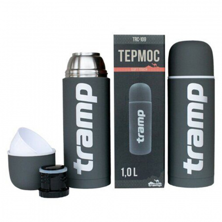 Tramp термос Soft Touch 1,0 л. (Серый)