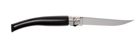 Нож Opinel Slim №10, нержавеющая сталь, рукоять из мозамбикского эбенового дерева