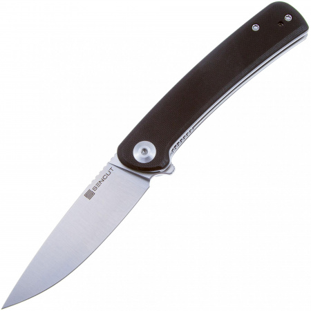 Складной нож SENCUT Neches 10Cr15CoMoV Steel Satin Handle G10 Black