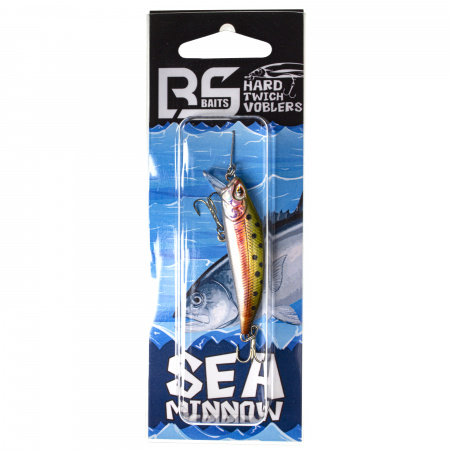 Воблер BS Baits SEA WOLF 50 Sinking 5g, tiger gold