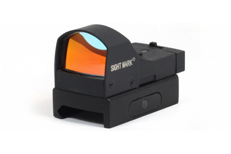 Коллиматор Sightmark Mini панорамный, 2 ур. яркости подсветки, крепление на Weaver
