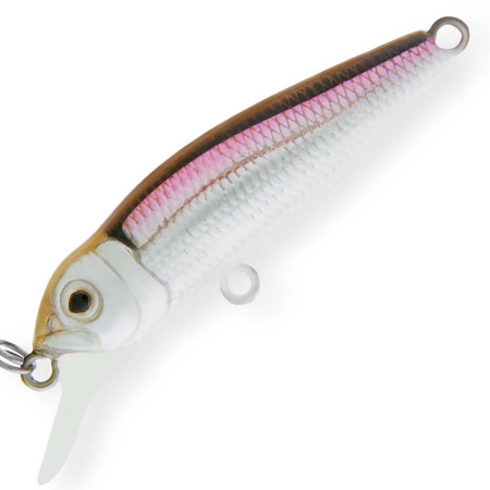 Воблер Strike Pro Midge 40, 40 мм, 2 гр, Загл. 0,5м., SP, цвет: A53-EP Silver Smelt UV