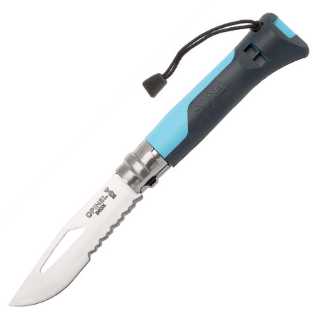 Нож Opinel №8 Outdoor, нержавеющая сталь, синий