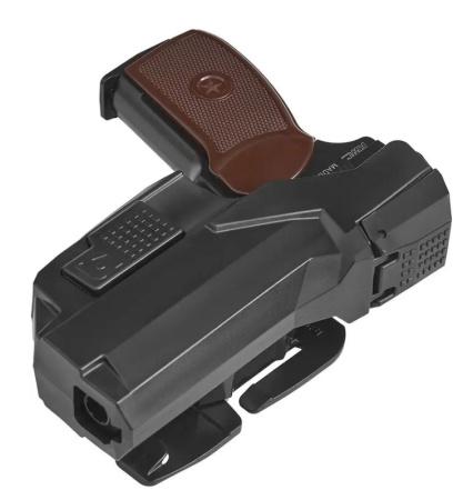 Кобура Альфа-2 (ПМ) с креплением краб (molle) (Black)