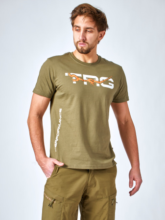 Футболка TRITONGEAR "TRG" (Хлопок, Хаки)