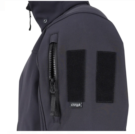 Куртка Сплав Диабаз SoftShell черная