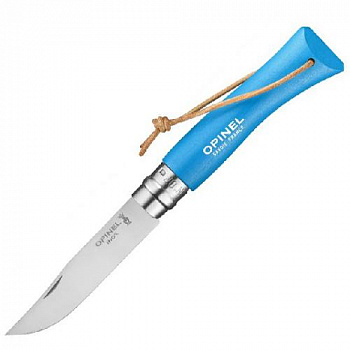 Нож Opinel №7 Trekking нержавеющая сталь, голубой