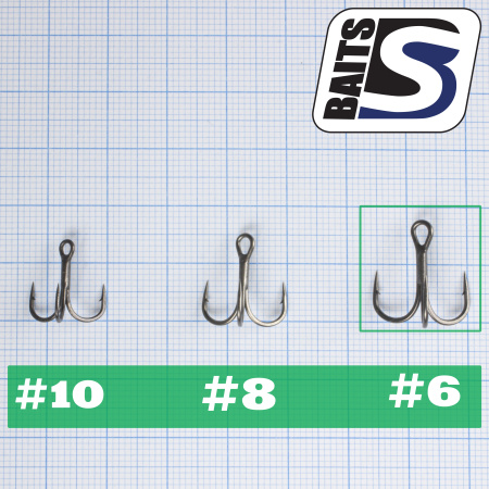 Тройник BS Baits ST-36 TF №6 (5шт)