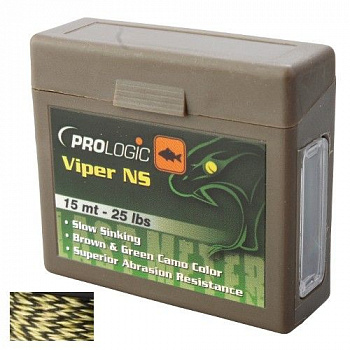 Поводковый материал Prologic Viper Ultrasoft 15m 25lbs двухцветн.камуфляж