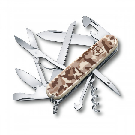 Нож перочинный VICTORINOX Huntsman 15 функций камуфляж койот (1.3713.941)