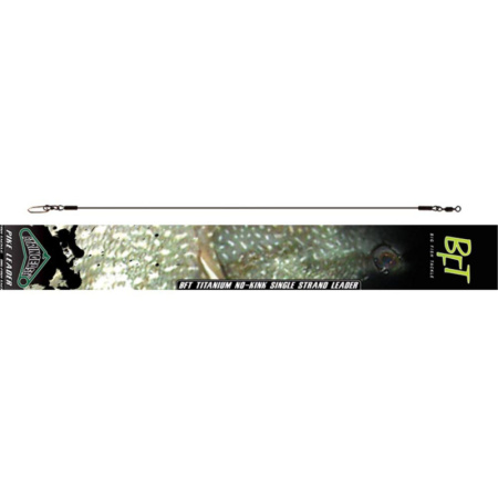 Поводок титановый BFT Stiff Jerkbait Leader Titanium, 12" 30см