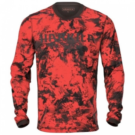 Лонгслив HARKILAWildboar Pro L/S T-shirt AXIS MSP®Orange Blaze/Shadow brown