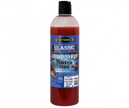 Высокоатрактивный сироп Classic - Liquid Syrup - 500ml - Ecrevisse Calamar (кальмар)
