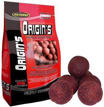 Бойлы тонущии	Boilies Origin's - 20mm - 1kg