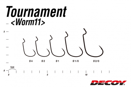 Крючок Decoy Worm11 Tournamet 02 (9шт/уп)