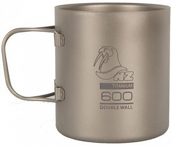 Титановая термокружка NZ Ti Double Wall Mug 600 ml TMDW600FH