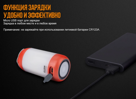 Фонарь Fenix CL26R Pro зеленый