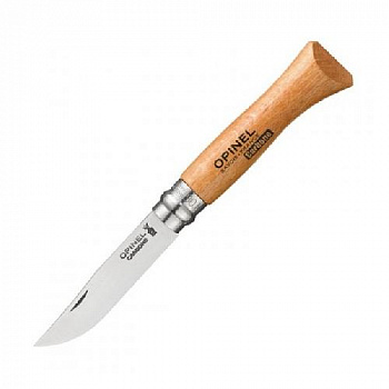Нож Opinel Tradition №06, клинок 7см., углеродистая сталь, рукоять - бук