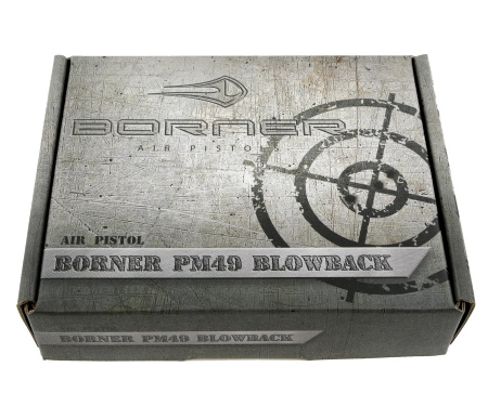 Пистолет пневм. BORNER PM49 (Blowback), кал. 4,5 мм