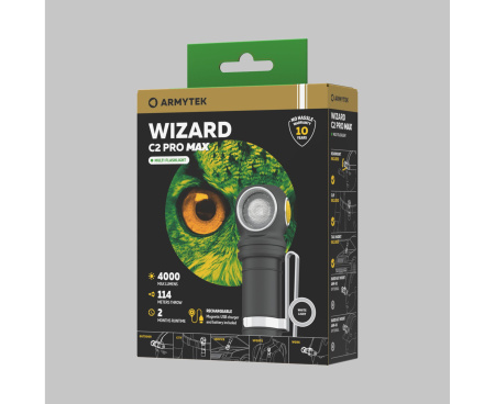 Фонарь Armytek Wizard C2 Pro Max LR Белый