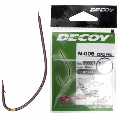 Крючок Decoy M-005 ZERO-PRO 12 (18шт/уп)