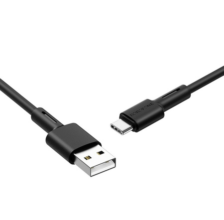 USB кабель Borofone BX31 Type-C силиконовый 1м (white)