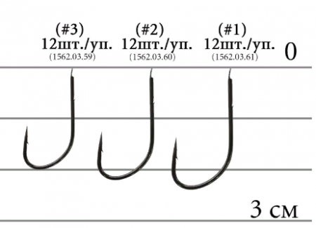 Крючок Decoy M-004 Bait Holder 01 (12шт/уп)