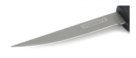 Нож разделочный "СЛЕДОПЫТ", прорезиненная ручка, дл. клинка 127 мм