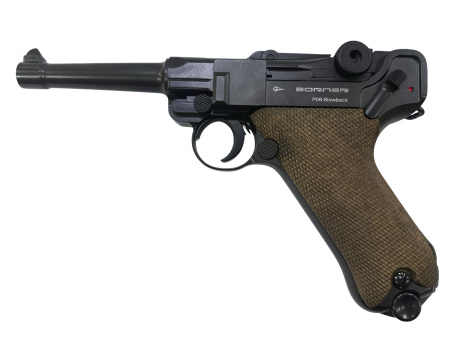 Пистолет пневм. BORNER P08 Blowback, кал. 4,5 мм /BBs