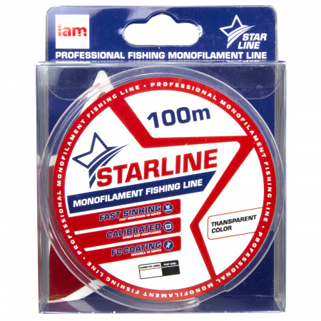 Монофильная леска IAM Starline 100м 0.33мм