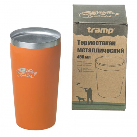 Tramp термостакан металлический TRC-102 (оранжевый, 450мл)