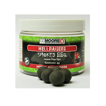 Smoked BBQ Hellraisers Pop Ups 12mm  плавающие бойлы "копченое барбекю"