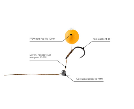 Бойлы FFEM Pop-Up Super Honey 12mm