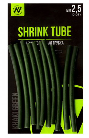 Термоусадочная трубка VN Tackle Shrink Tube 2,5мм khaki green