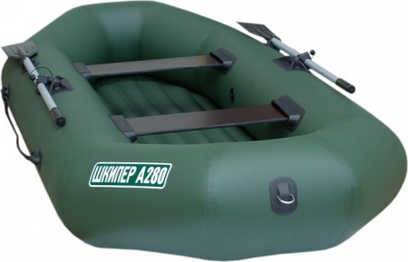 Лодка Шкипер А280 (надувное дно) (зелёный)
