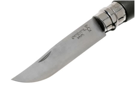 Нож Opinel №8 Trekking, нержавеющая сталь, черный