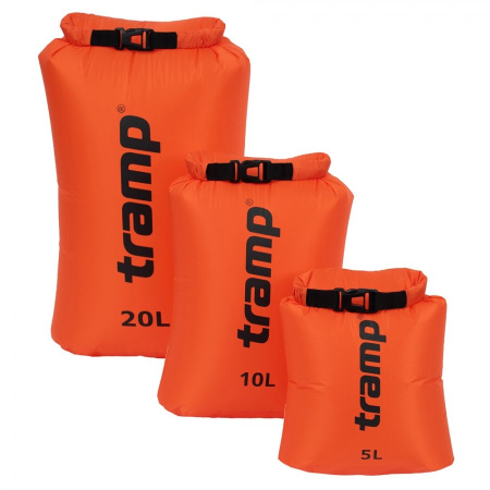 Tramp гермомешок Nylon Ultralight 10л. (оранжевый)