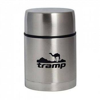 Термос с широким горлом 0,7 литра Tramp (серый)