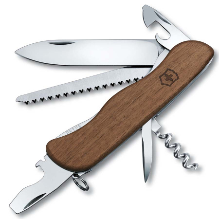 Нож перочинный Victorinox FORESTER WOOD (0.8361.63) Викторинокс 111мм 10 функций дерево