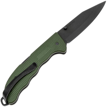 Нож Victorinox Evoke Alox - нож складной, черный клинок, зеленая алюмин.рукоять