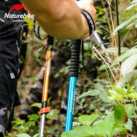 Треккинговая палка Naturehike ST 01 6061 (3-секции) NH17D001-Z чёрный