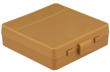 Кейс ShotTime BX-906 для 100 патронов 9x18/9mm Luger/10x28/9мм P.A., полипропилен, р-р 120x120х35 мм